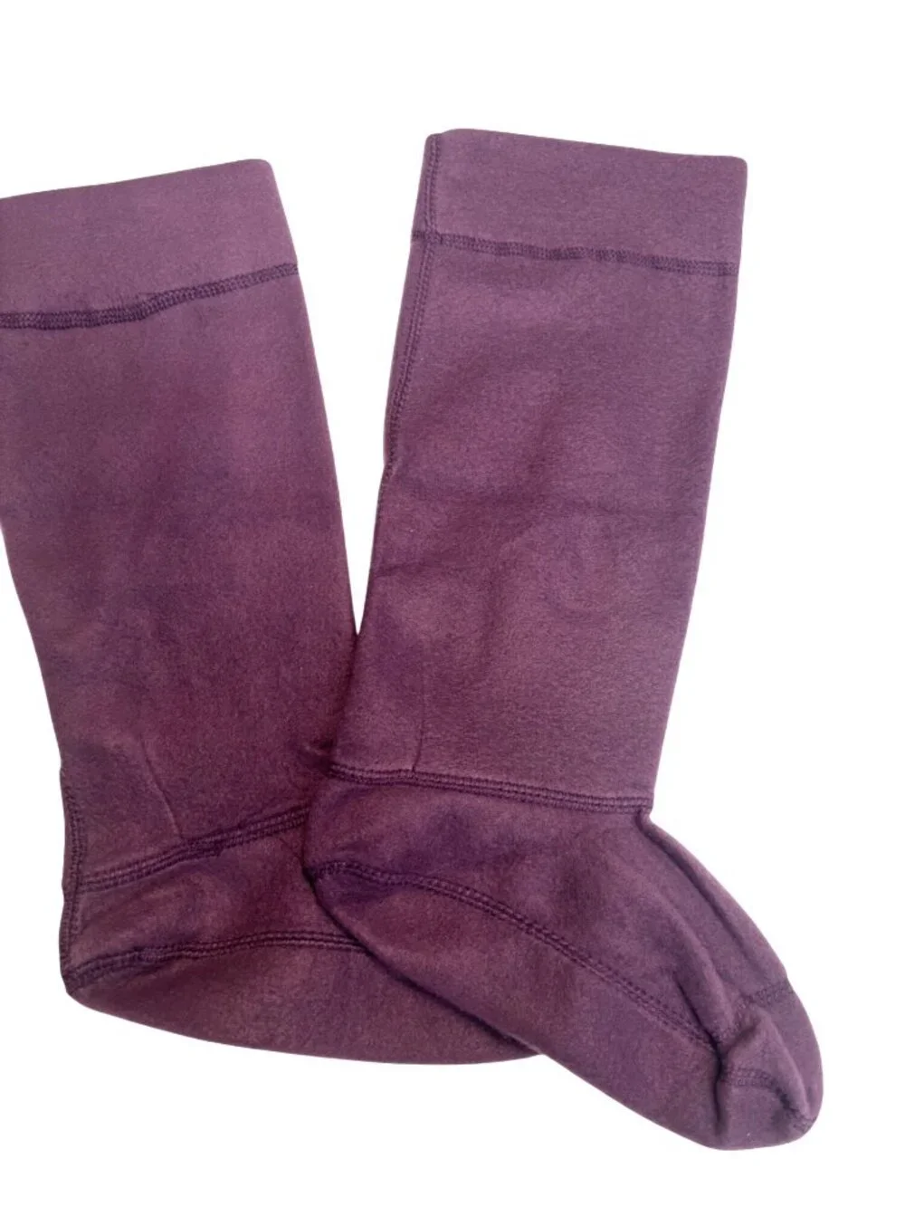 Chinese Laundry Rain Boot Sock Liner, Size M (fits shoes 5-7) Aubergine color